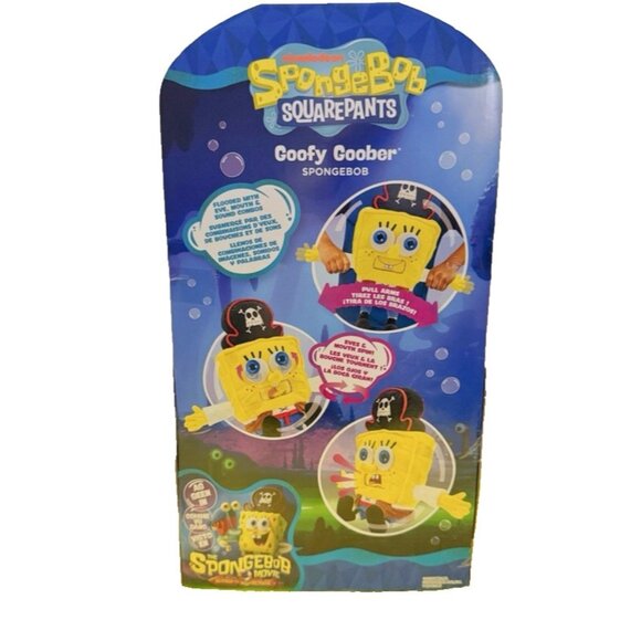 SpongeBob SquarePants Goofy Goober Talking Plush 16in Mouth Moves Sound Toy NEW - Picture 4 of 9